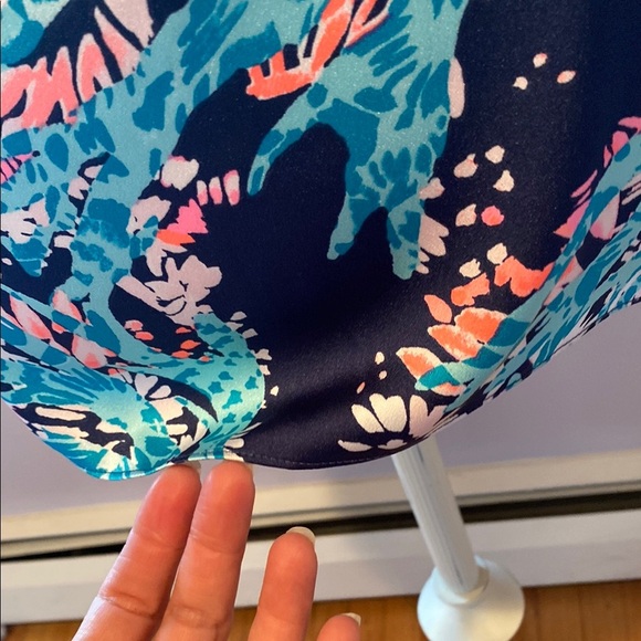 Lilly Pulitzer Blue and Pink Tank Top - Picture 9 of 12